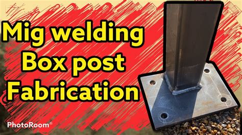 mig welding steel box section|mig box section welding.